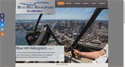 Desktop Screenshot of bluehillhelicopters.com