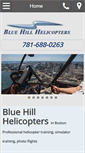 Mobile Screenshot of bluehillhelicopters.com